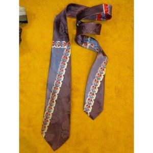 1940's VINTAGE ANTIQUE ~ MENS DRESS TIE ~ TOWNCRAFT ~ PALE PURPLE MAUVE ~ 53"